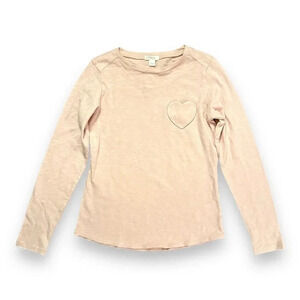 Crewcuts | Girls Long Sleeve Heart Tee (L/10-11 yrs) 💖